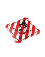 TOTALPACK&reg; 10 3/4 x 10 3/4" - Placard "Flammable Solid #4" 25 Units