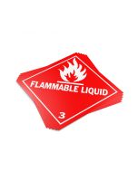 TOTALPACK&reg; 10 3/4 x 10 3/4" - Placard "Flammable Liquid #3" 25 Units
