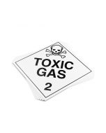 TOTALPACK&reg; 10 3/4 x 10 3/4" - Placard "Toxic Gas #2" 25 Units