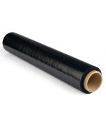 TOTALPACK&reg; 20' x 200' Poly Film Perforated Every 20' - 1 Mil Black 1 Roll