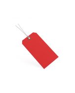 TOTALPACK&reg; 4 1/4 x 2 1/8" 13 Pt. Red Manila Shipping Tags - Pre-Strung