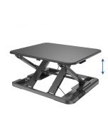 TOTALPACK&reg; Standing Desk 26.5 x 22.2" Black 1 Unit