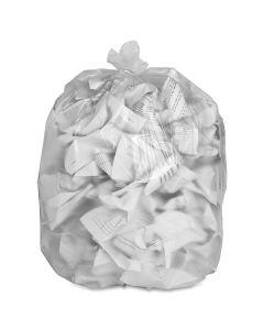 TOTALPACK® 40 x 48" 40-45 Gallons 12 Mic Garbage Bags Clear 250 Units