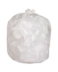 TOTALPACK&reg; 24 x 32" 12-16 Gallons 8 Mic Garbage Bags White 500 Units