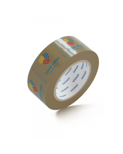 Custom Packing Tape By TOTALPACK® - Tan 2&quot; x 110 yds. 2.0 Mil, 36 Rolls Per Case