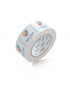 FREE SAMPLE - Custom 2.5 Mil White Surface Printed Tape By TOTALPACK®, Hotmelt Polypropylene technology, 1 Roll (This Free Product is Not Customizable - It's a random sample)