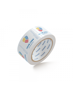 Custom Packing Tape By TOTALPACK® - White 2" x 55 yds. 1.8 Mil, 36 Rolls Per Case