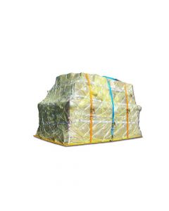 TOTALPACK® 120 x 112 x 148" X-Large Pallet Cover 1 Mil, Red (96 x 125 x 118" - Cover Size) for Boeing 747 Aircraft, 25 Covers