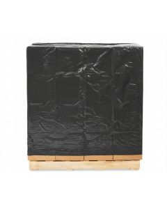 TOTALPACK® 120 x 112 x 148" X-Large Pallet Cover 1 Mil, Black (96 x 125 x 118" - Cover Size) for Boeing 747 Aircraft, 25 Covers