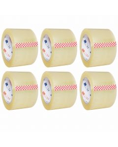 TOTALPACK® Tape Clear 3" x 110 Yds. 2.1 Mil 6 Rolls Per Case