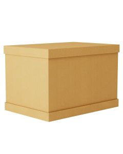 TOTALPACK® 58 X 42 X 40" Double Wall D Container Corrugated Box 1 Unit  (WITH PALLET INSIDE BOX)