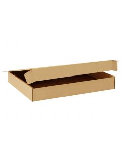 TOTALPACK® 12 1/2 x 9 1/2 x 2 1/2" Single Wall Corrugated Boxes "Interlock Die-Cut" 25 Units