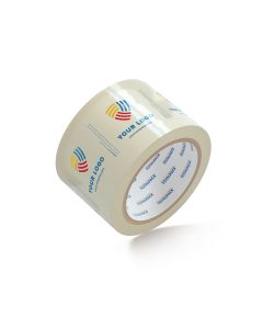 Custom Packing Tape By TOTALPACK® - White 3" X 55 yds.  2.5 Mil, 24 Rolls Per Case