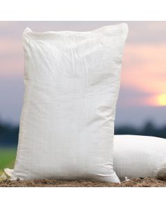 TOTALPACK® 28 x 40", Military-Strength Waterproof Tight Weave Polypropylene Sandbags, White, 25 Units