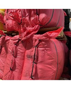 TOTALPACK® 48 x 60", Military-Strength Waterproof Tight Weave Polypropylene Sandbags, Red, 25 Units