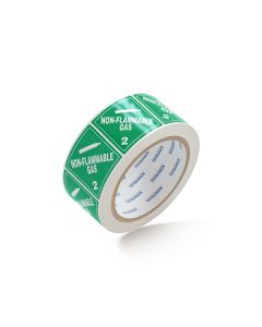 TOTALPACK® 4 x 4" - "Non Flamable Gas" 500 Labels Per Roll