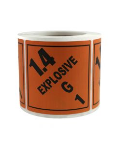 TOTALPACK® 3 x 3" - "Explosives" 1.4 G1 500 Labels Per Roll