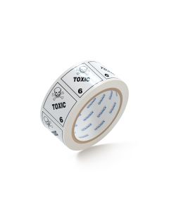 TOTALPACK® 4 x 4" - "Toxic" #6 500 Labels per Roll
