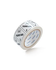 TOTALPACK® 4 x 4" - "Toxic Gas" H2C #2 500 Labels per Roll