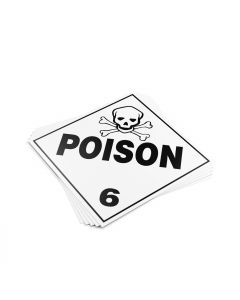 TOTALPACK&reg; Label for Truck "Poison #6" 25 Units