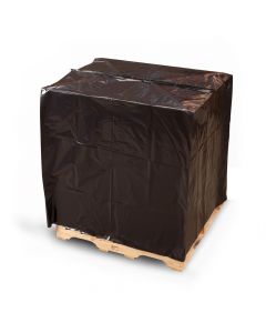 TOTALPACK® 52 x 42 x 36", 1 Mil, Pallet Covers, "X-Small", Black, 250 per Roll