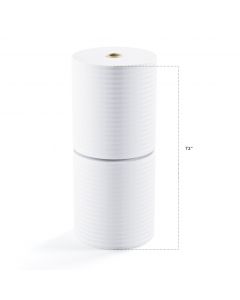 TOTALPACK® 1/4" x 72" x 250' (No Perforation) Air Foam Rolls, 2 Rolls