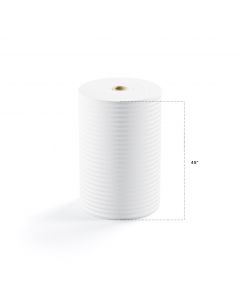 TOTALPACK® 1/8" x 48" x 550' (No Perforation) Air Foam Rolls, 1 Roll