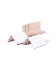 TOTALPACK® 2 x 2 x 3" - White Corrugated Strap Guards "Carton Corner Protectors" 1000 Units