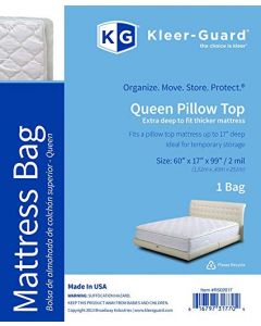 TOTALPACK® KG Kleer Guard Mattress Bag 60 x 17 x 99", 2 Mil, Queen Mattress, 1 Unit