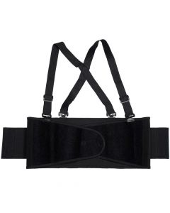 TOTALPACK® Economy Back Support Belt with Suspender - X-Large Black, 1 Unit 