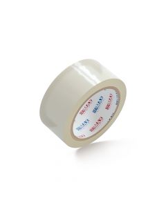 TOTALPACK® Packing Tape - White Heavy Duty - Adhesive Acrylic Base that Sticks on Any Surface - 2 Mil Thickness