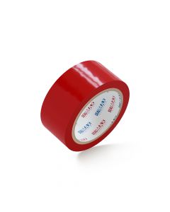 TOTALPACK® Packing Tape - Red Heavy Dut - Adhesive Acrylic Base that Sticks on Any Surface - 2 Mil Thickness