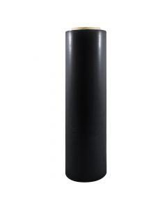 TOTALPACK® 18" x 1000' 100 Gauge, 4 Rolls. Gauge Blown Stretch Black Film 