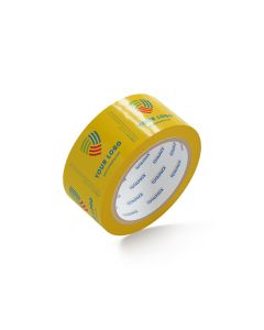 Custom Packing Tape By TOTALPACK® - Yellow  2" x 55 yds. 1.8 Mil, 36 Rolls Per Case